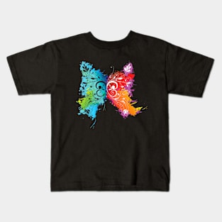 Abstract Butterfly Kids T-Shirt